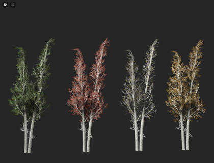 Birch Trees PBR preview 1