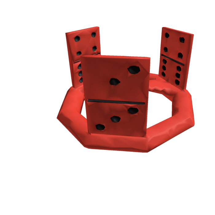 ⌛LIMITED red domino crown