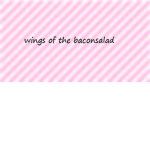 wings of the baconsalad