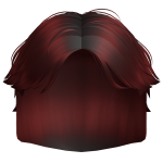 Cute Curtain Bangs (Red)