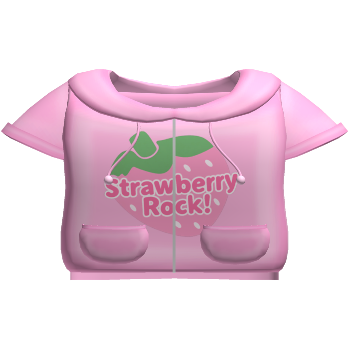 Cute mezzo piano strawberry rock jacket shirt ♡