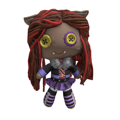 Cute Voodoo Clawdeen Plushie [BACKPACK]