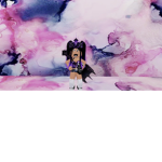 Big peach/butterflies