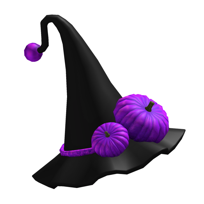 Halloween Pumpkin Witch Hat