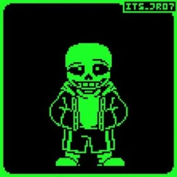 Green sans funni boss fight icon