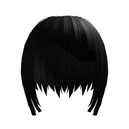 Rockstar ghoul emo choppy vkei short black hair