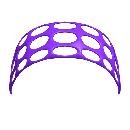 Purple hollow cut-out headband Roblox item