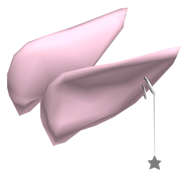Simple Pink Silver Elf Ears