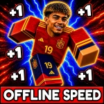 [X1000] +1 Speed Football Escape  Roblox game thumbnail