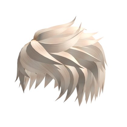 💛Blonde Emo Fluffy Boy Hair Roblox item