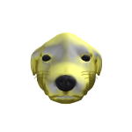 Golden Staring Dog