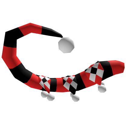 Jester Tail (Black & Red)
