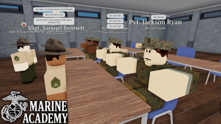 Marine Academy Military Roleplay Play On Roblox NoFilter