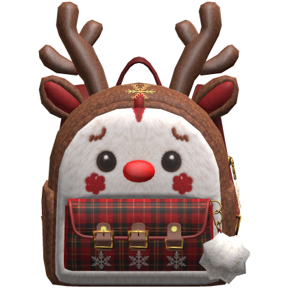 Cute Christmas Reinder Backpack
