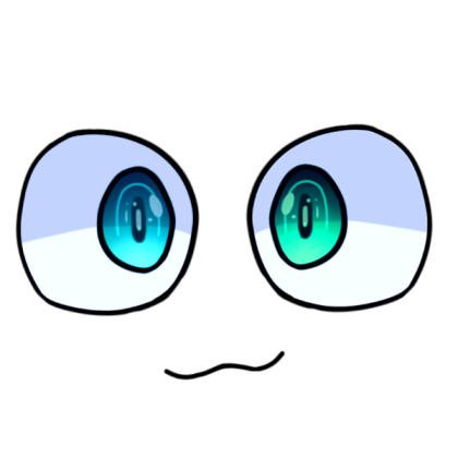 blue and green eyes Roblox decal