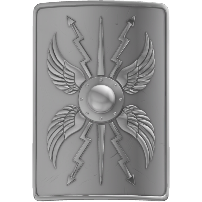 White Roman Back Shield