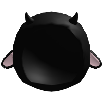 black and pink evil little sheep hood (˶°ㅁ°)!