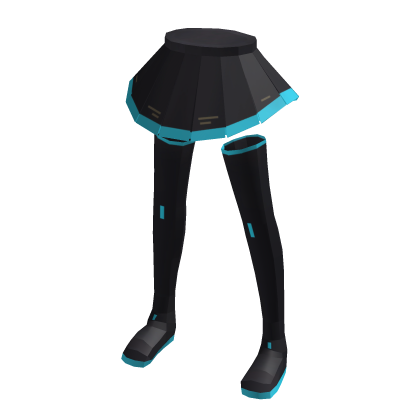 pop star skirt black/light blue thumbnail