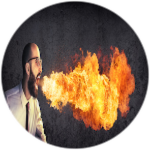 human flamethrower