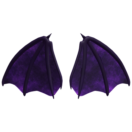 [FREE] Dark Violet Bat Wings