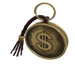 Golden Dollar Keychain