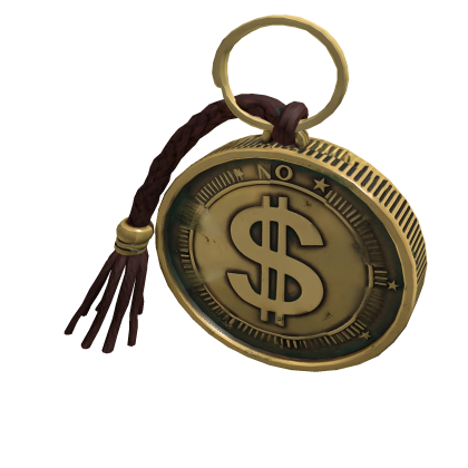Golden Dollar Keychain