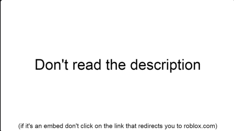 Don't click on this text! screenshot 1