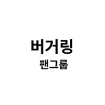 버거링 공식 팬그룹