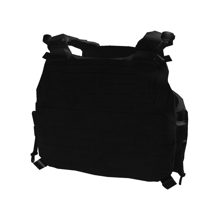 Black Military Tactical Body Armor Vest