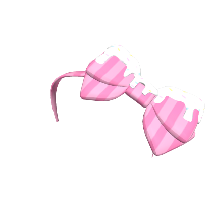 🧁 Kawaii pink bow w icing