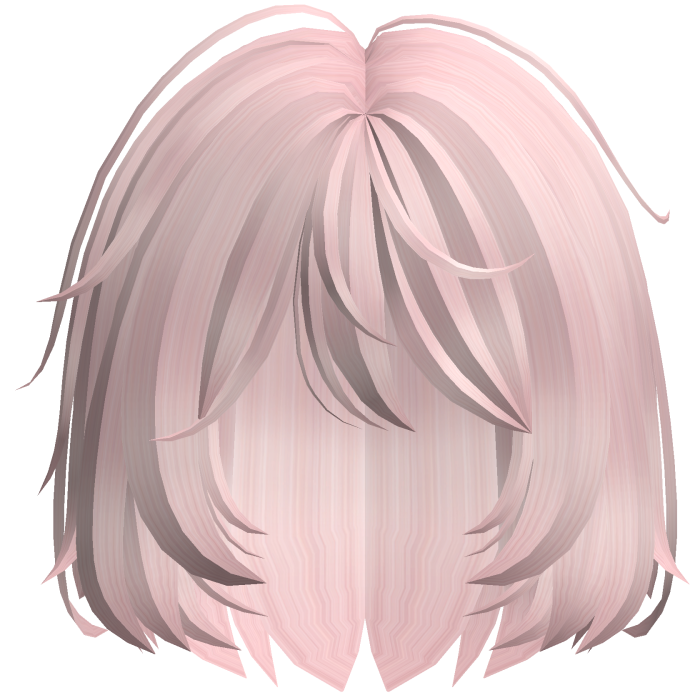 Short Fluffy Layered Hair (Pink)