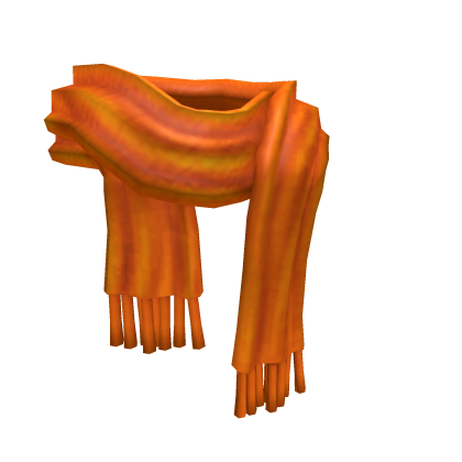 Orange Winter Scarf
