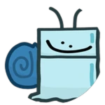 Blue Snail Fridge