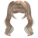 Blonde Wavy Pigtails