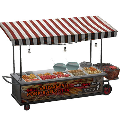 🎁  Lampy's Realistic Food Cart Mesh Food Truck!