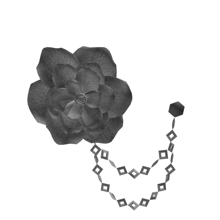 Circus Silver Rose Lapel