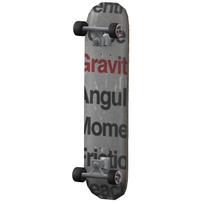 Custom Gravity Design Skateboard V5 (Side)