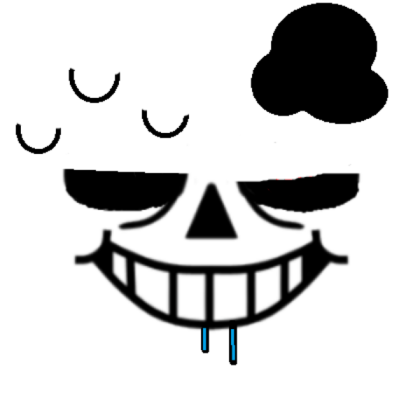 Horror Sans Face - Hungry Roblox decal