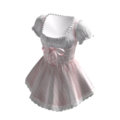 🍀Kawaii Lace Dress (Pink)