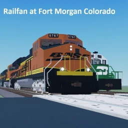 Railfan at Fort Morgan Colorado icon