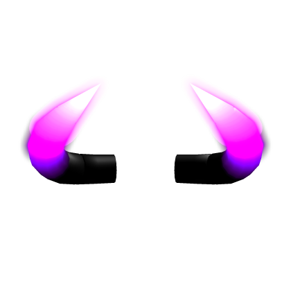 Purple Glowing Corrupted Horns