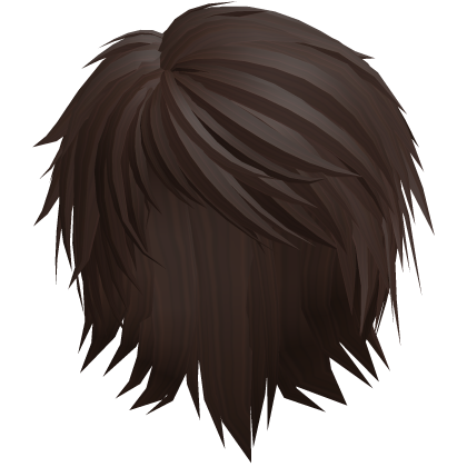 brown emo hair