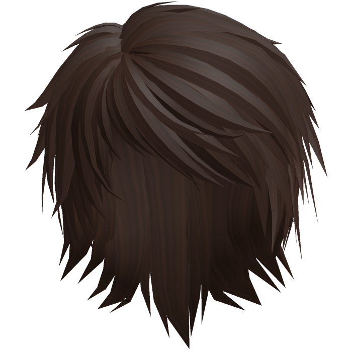 brown emo hair