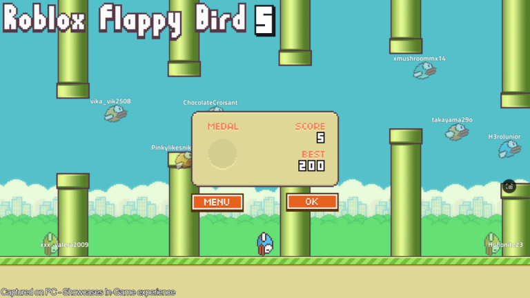 Roblox Flappy Bird screenshot 2