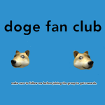 the doge fan club awsome