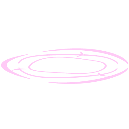 Glowing Ripple Halo Pink White