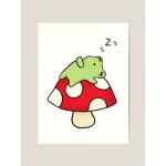 sleeping frog