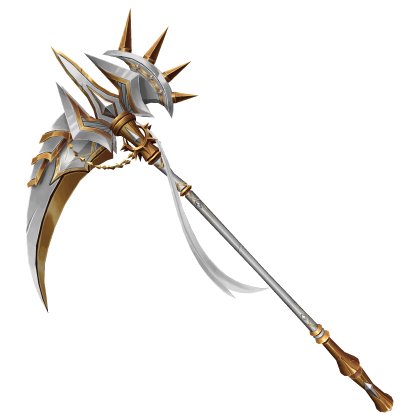 Angelic White Guardian Scythe