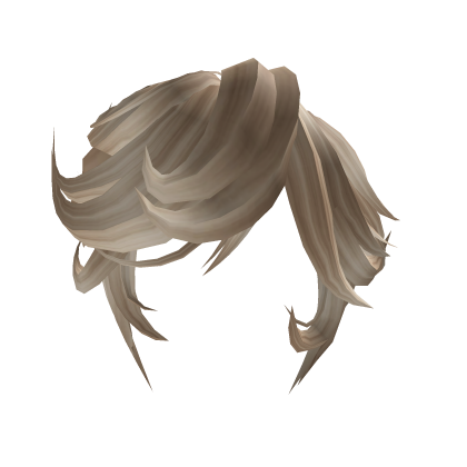Fluffy Blonde Cinnamon Layered Bangs