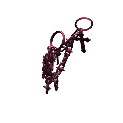 Right Waist Chains w/ Crosses › Blood Red thumbnail